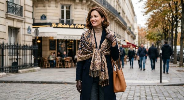 Découvrez les tendances incontournables des châles et accessoires féminins