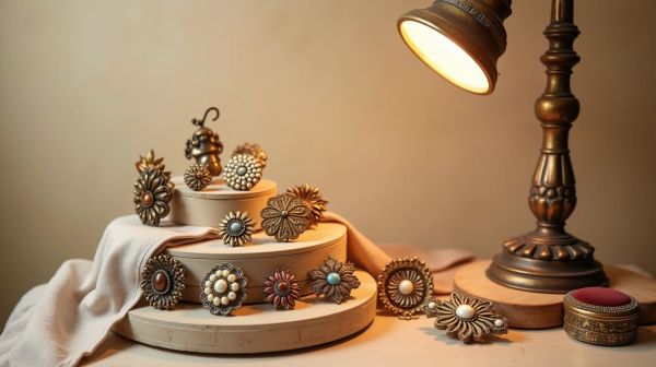Des broches anciennes rares pour des accessoires uniques